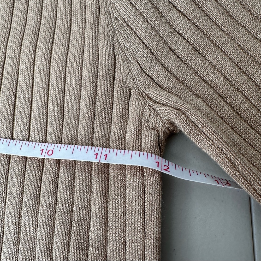 Shein Ribbed Knit Turtleneck Sweater Bundle Size Small Tan White Black -NWOT - Picture 6 of 8